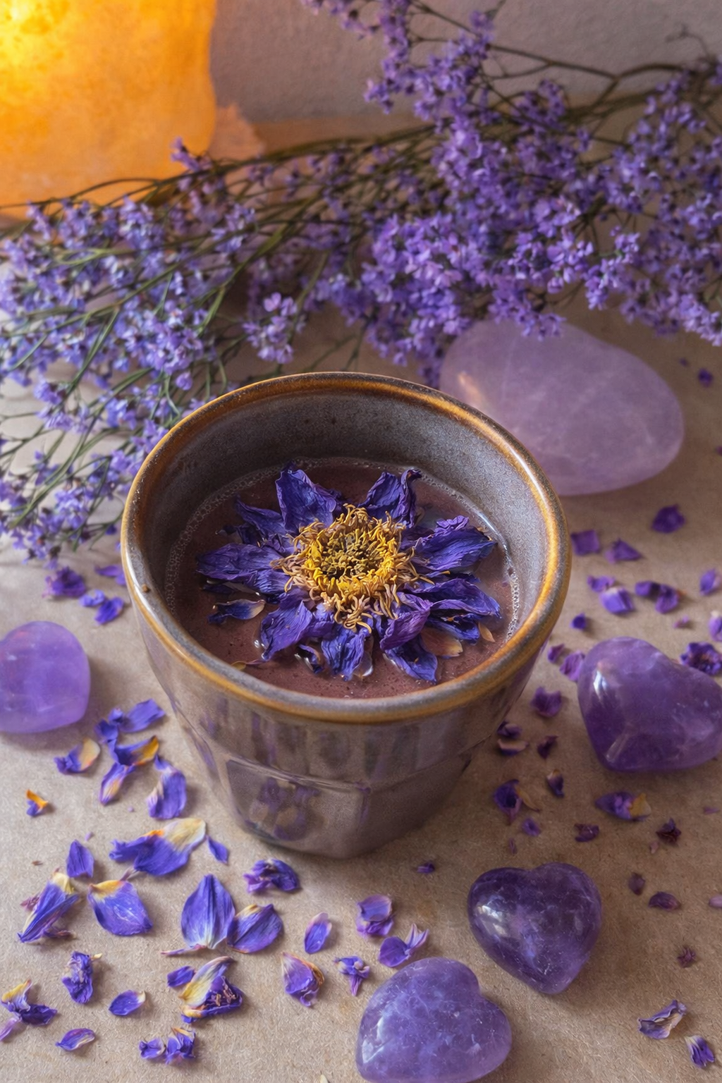 Cacao en Blauwe Lotus